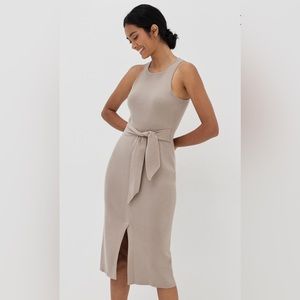 NWOT Love Bonito Olym Ribbed Knit Midi Sweater Dress